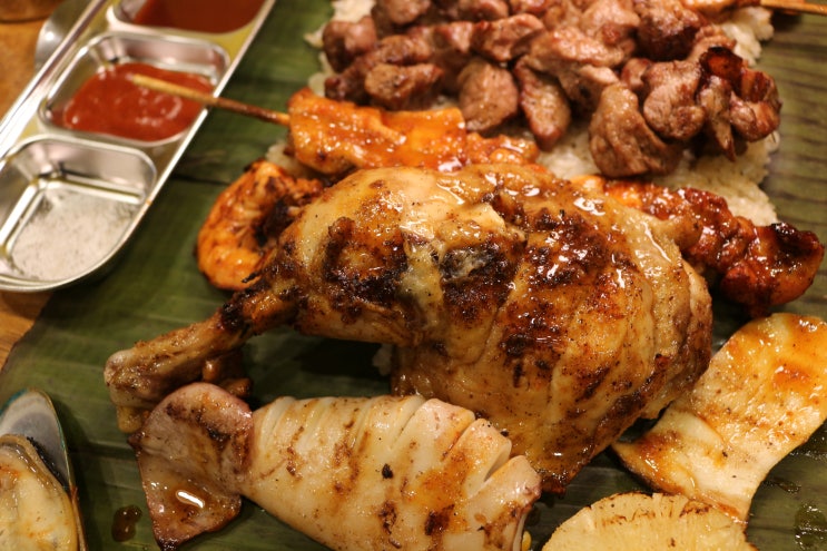 명지국제신도시맛집 부들파이터 명지점 부산에서 즐기는 필리핀 바비큐 음식