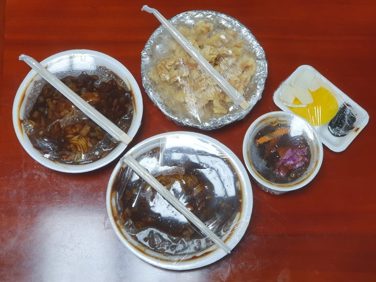  [먹거리 리뷰] 서울 신월동 중식당 왕짜장 짜장면+탕수육 먹어본 후기