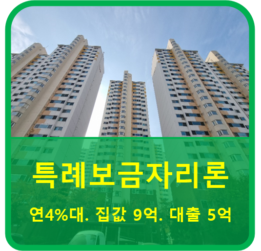  <구리부동산 정보> 내년 연4%대 특례보금자리론 나온다... 집값 9억 이하, 최대  5억대출