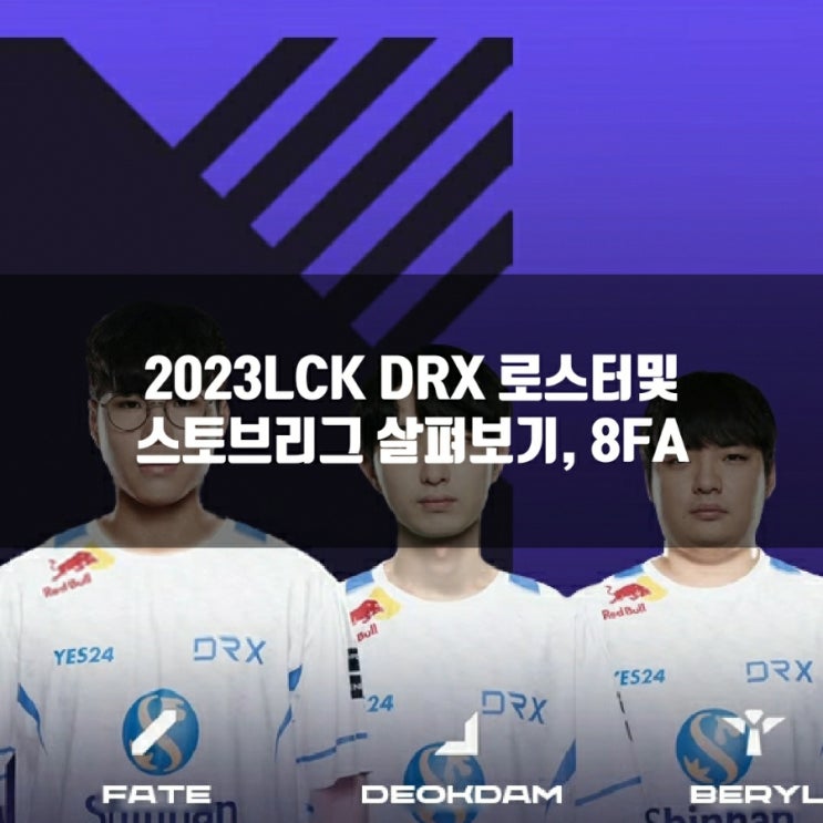 DRX 로스터, 2023LCK스토브리그 현황 DRX 로스터, 2023LCK스토브리그 현황