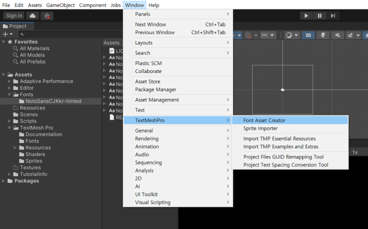 [Unity3D] TextMesh Pro 사용법