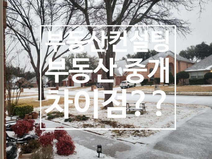  부동산 컨설팅과 중개의 차이점은 무엇인가?