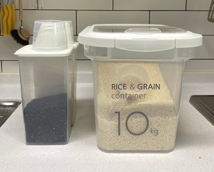  쌀통10kg 씨밀렉스 잡곡통 이거 괜찮네