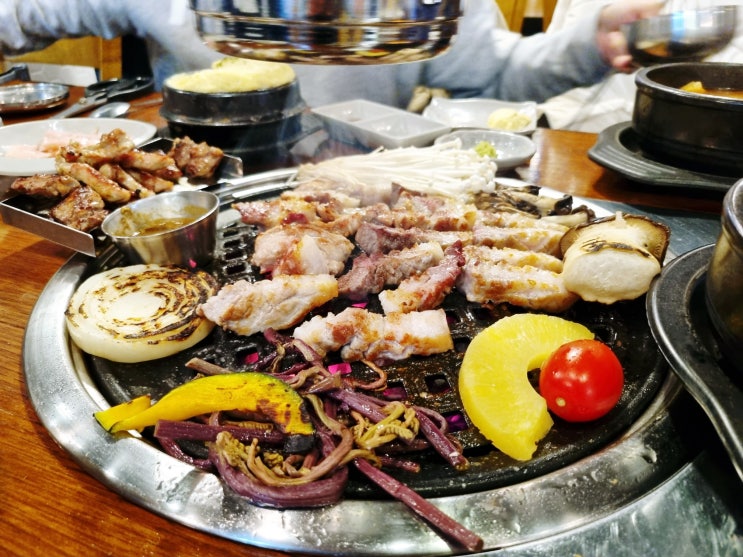  동탄 고기집 삼겹살 먹고 만족한 계동식당 (가격, 주차 정보)