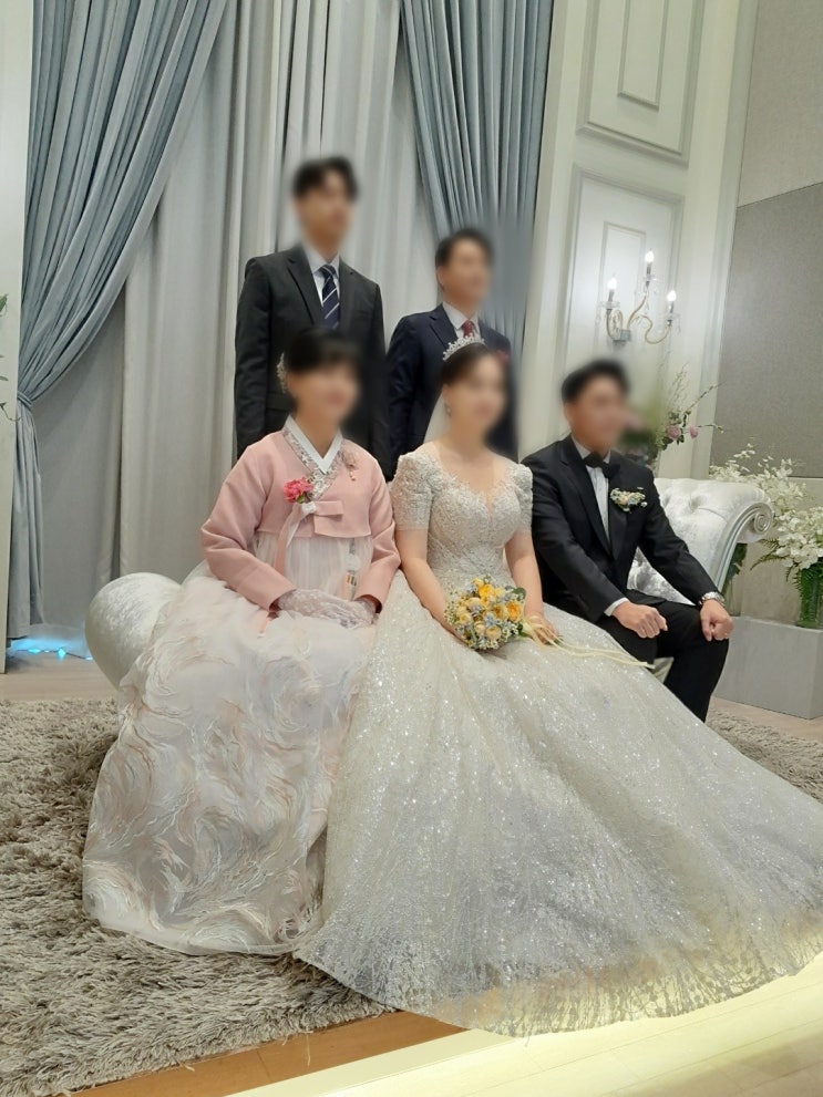  진주 결혼식 폐백 한복대여