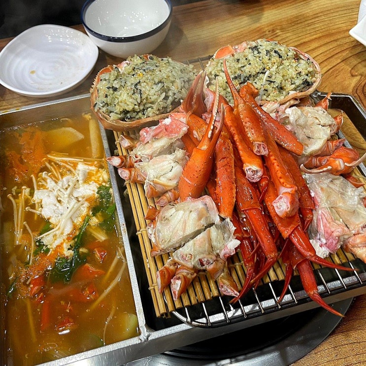  [인덕원] 속초게찜7942 : 속초 안가고 먹을 수 있는 붉은대게 맛집 (feat. 뽈락탕수어)