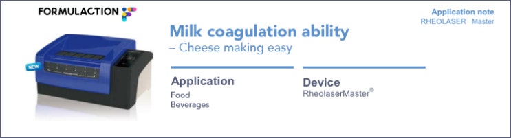 점탄성(RHEOLOGY) 분석기 - Milk coagulation ability1