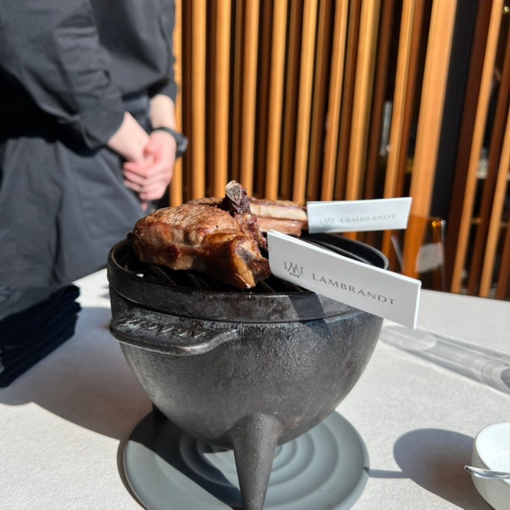  강남 기념일 레스토랑, 선릉역 양갈비 맛집 램브란트 선릉점