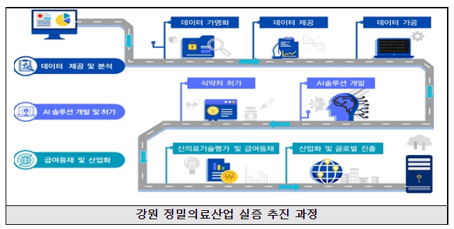 의료자료(데이터) 활용을 통한 정밀의료산업 활성화 추진(자료(데이터) 안심구역(존)을 통한 의료자료(데이터)의 안전한 활용 및 의료 인공지능(AI) 개발 실증 -)