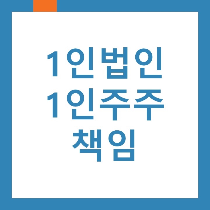 인천 신흥동세무사가 알려드리는 1인주주(1인법인) 책임여부