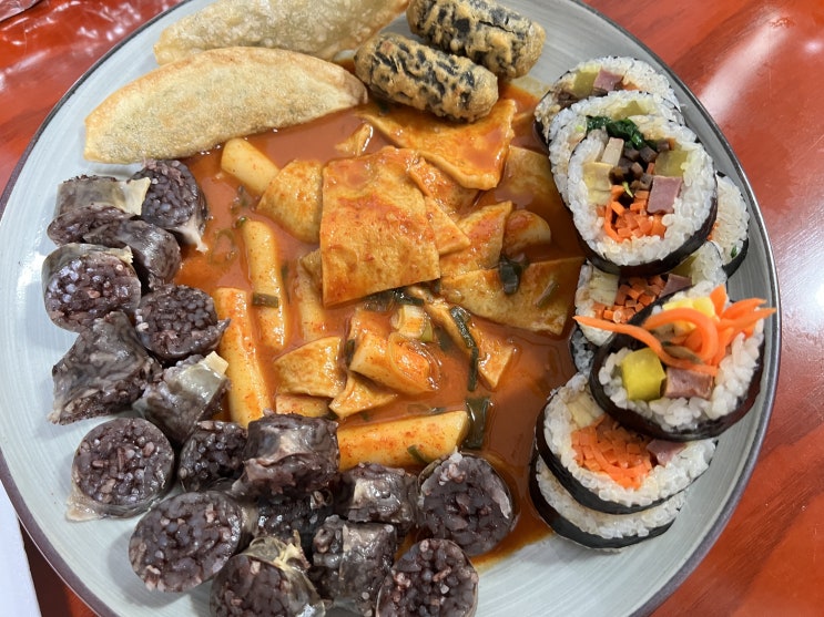  제주 세화 분식 봉그랑김밥 모닥치기