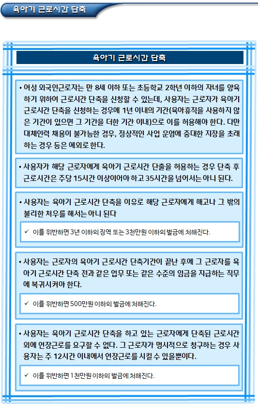 여성 외국인근로자 보호에 관한 내용 - part2 여성 외국인근로자 보호에 관한 내용 - part2