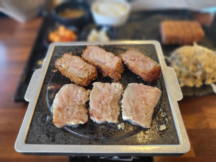 홍성 터미널 맛집 - 구워먹는 규카츠와 스테키동 홍성 "카츠아이"
