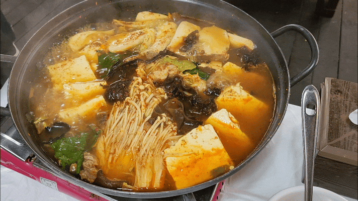  백양사맛집 전주전통식당 버섯전골