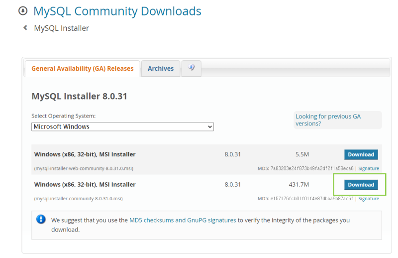 [MySQL] MySQL 설치 하기(MySQL Community 8.0) : 네이버 블로그
