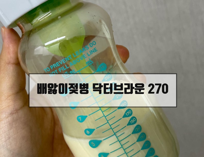 배앓이젖병 닥터브라운 PPSU 270 열탕소독