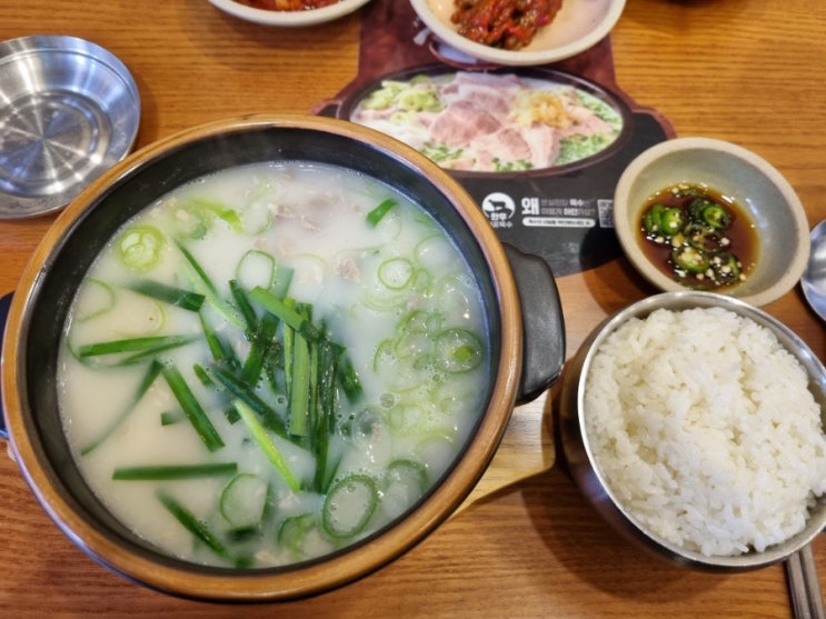  [서울 송파구 문정동]본설렁탕, 점심, 돼지수육 한우사골국밥-11,000원