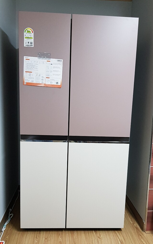 LG전자 1등급 오브제컬렉션 S834MKE10 4도어 양문형 냉장고
