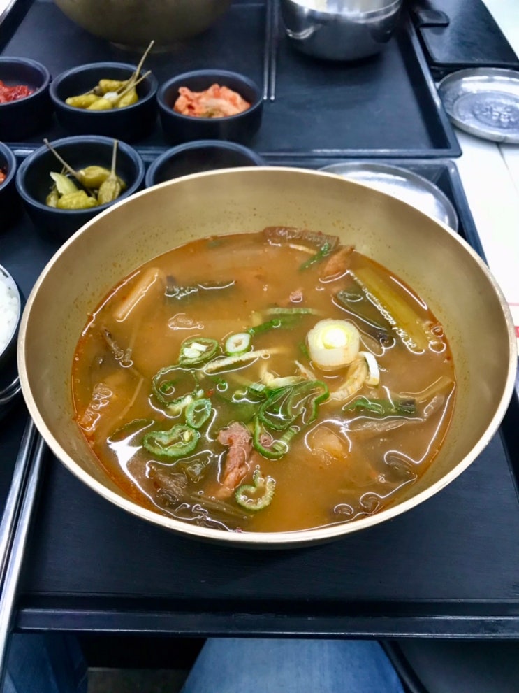 목포방향 매송휴게소 양갑조국밥