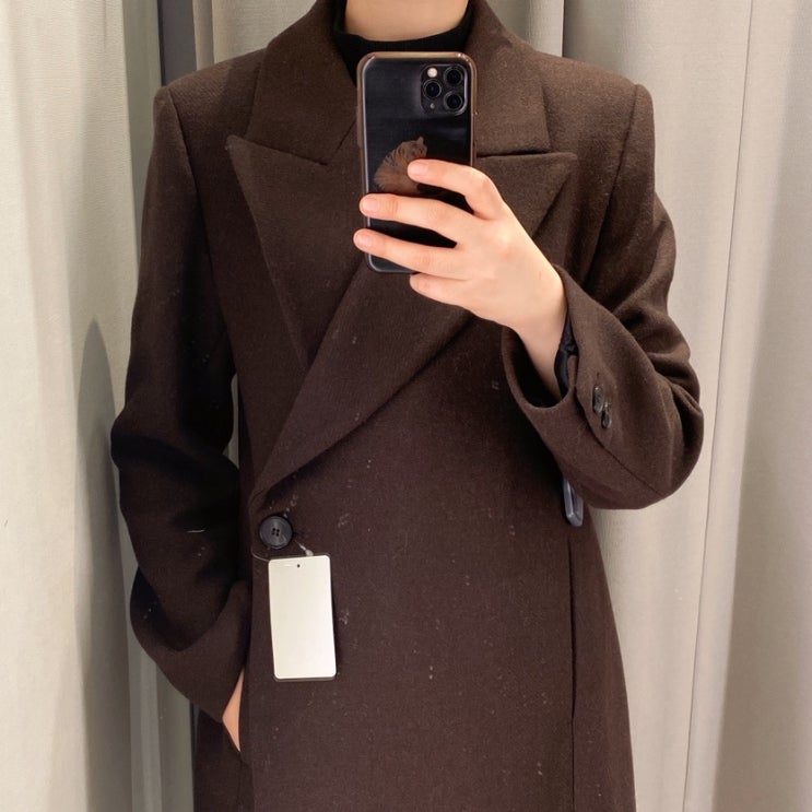  겨울 코디 여성 롱코트 하나면 되