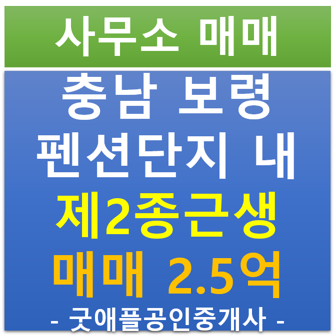 충남 보령 , 펜션 단지에 위치한 2종근생 건물 + 토지 매매