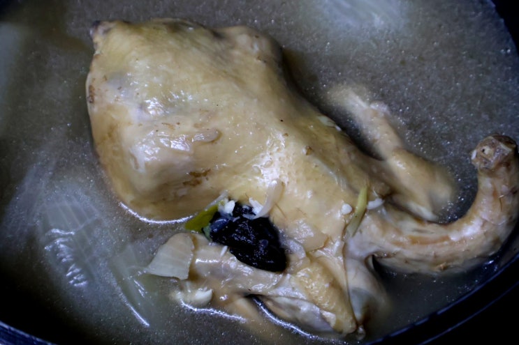  닭백숙 끓이는 법, 유아국 아기반찬으로 좋은 능이버섯 삼계탕