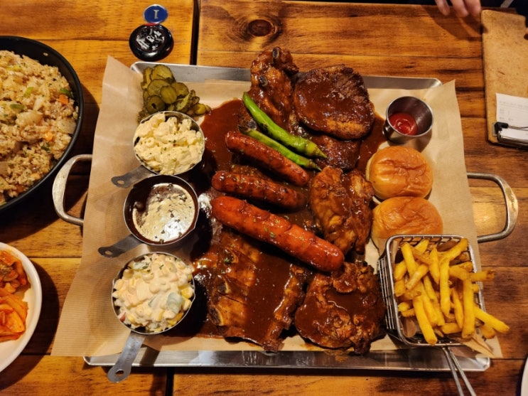  동두천 가족외식 야미앤바베쿡스 외국인들도 좋아하는 야미프레터 먹고옴  지행역 맛집 소개