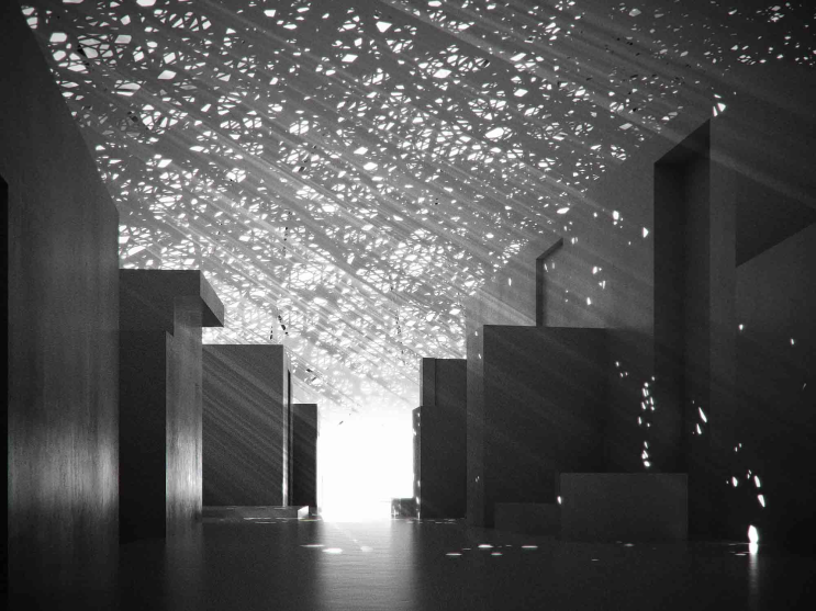  아르테미데(Artemide)의 조명으로 빛나는 공간: 아부다비 루브르 박물관