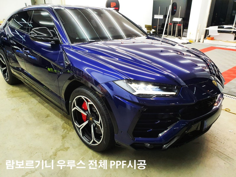 강남ppf 람보르기니 우루스 전체 ppf 시공은 꼼꼼함이 중요합니다
