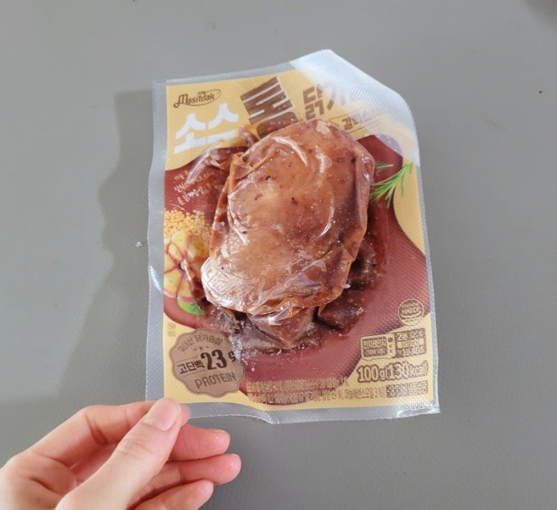 [부드러운 닭가슴살 / 다이어트 식단 단백질 추천] 맛있닭 소스통닭가슴살 갈릭스테이크
