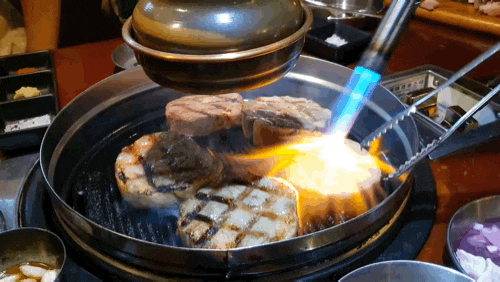  동대문 신당 맛집 그릴1492 내돈내산 방문후기 꽃목살, 목차돌 맛집