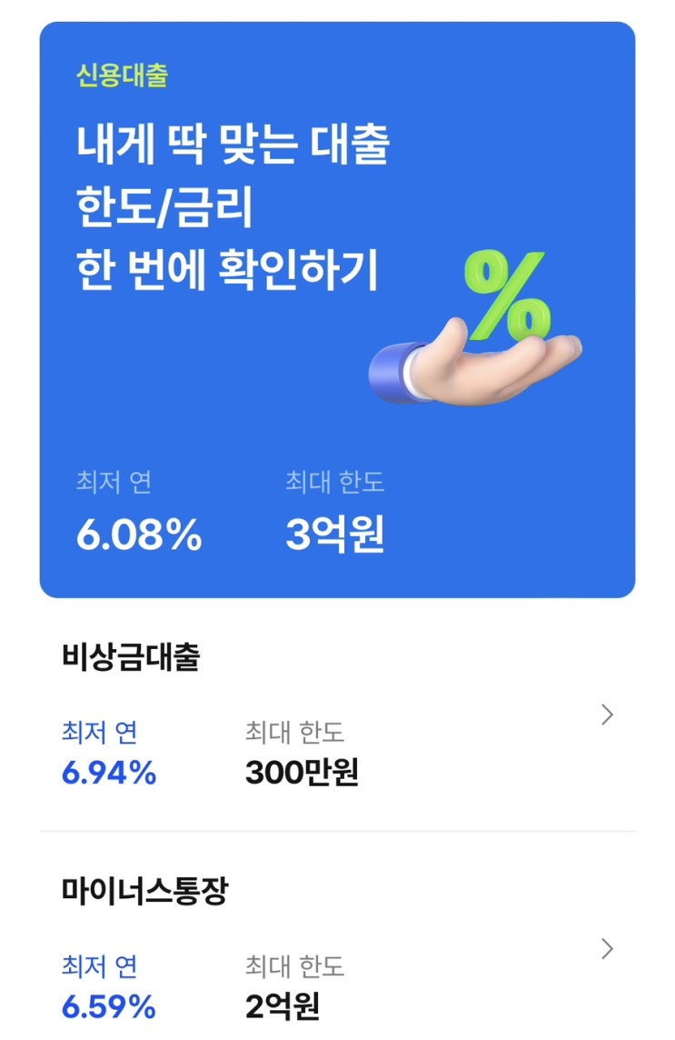  케이뱅크 마이너스통장 이자 장난아니네요;; 기준금리 인상?!