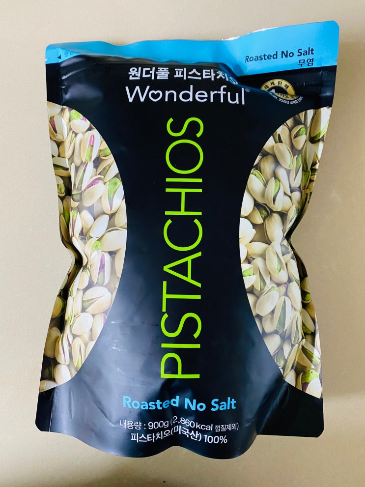  원더풀 피스타치오 무염 효능 칼로리 보관방법