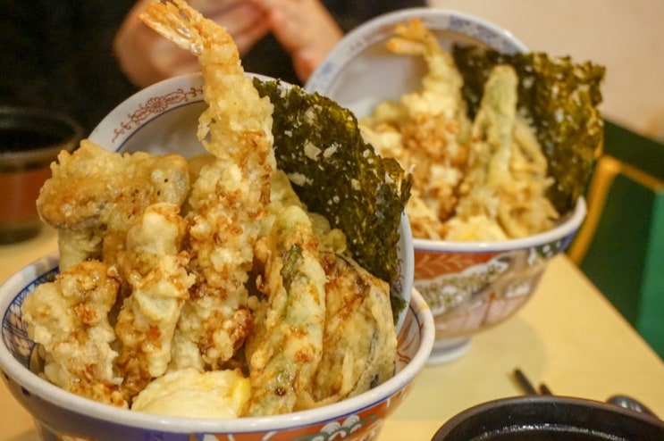  전주 객리단길 맛집 온센 텐동 바삭바삭 하넹