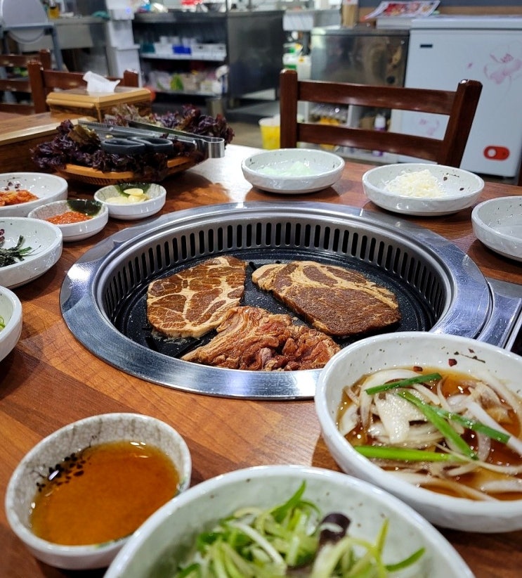 김천 아포 맛집, 월선갈비(구미 돼지갈비, 숯불구이, 고기집, 술집)