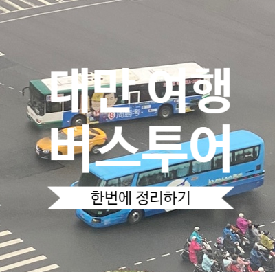 대만 버스투어 총정리 (가격,예약,장단점,꿀팁 등)