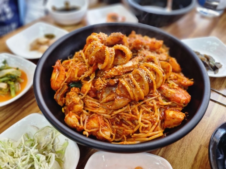  연말 회식 하기 좋은 해물 아구찜 맛집 부천 오정동 마라도 아구찜(내돈내산)