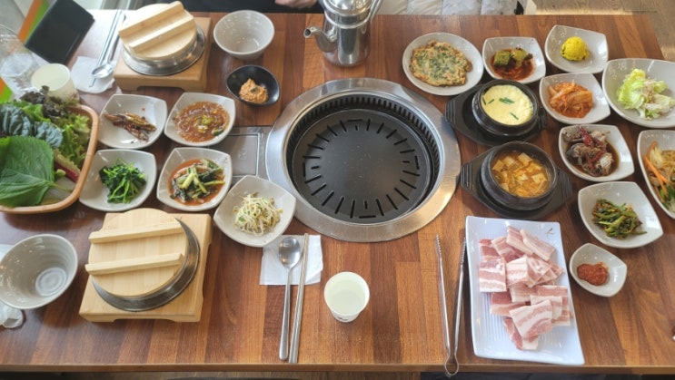 [인천] 먹는 내내 행복했던 인천 쌈밥 맛집 : 고목정