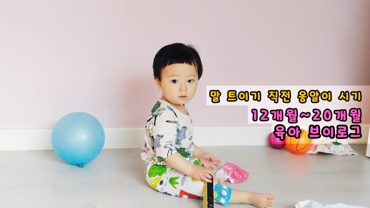 12개월~20개월 육아 vlog ▷ 옹알이하는 아기와 대화하기