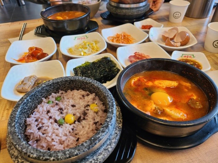  제주아침식사  제주공항맛집 일품순두부 용담점