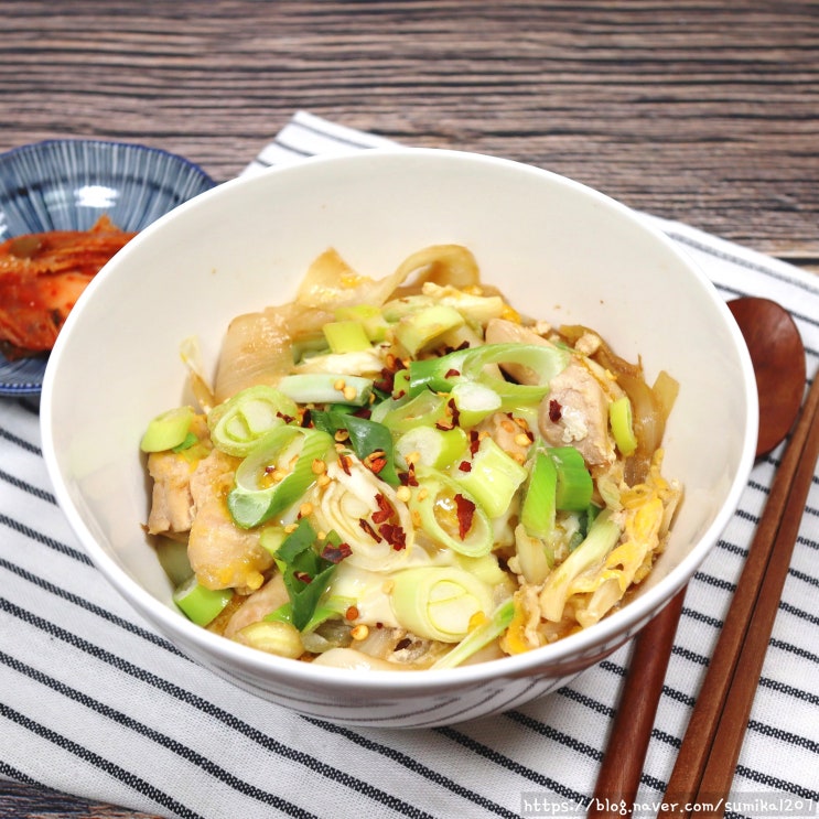 오야꼬동 만들기 백종원 닭고기덮밥 일본요리
