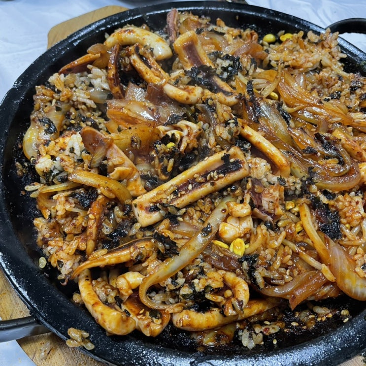  남원 맛집 만월에서 오징어볶음! (서남만찬, 두레)