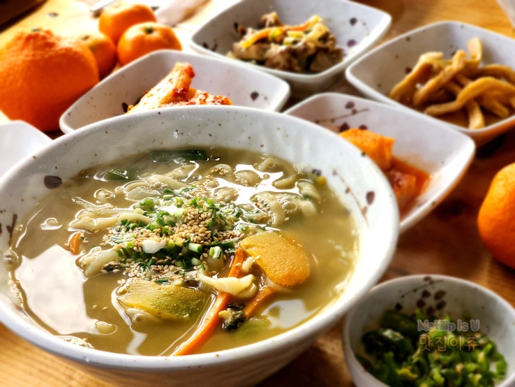  성산일출봉 근처 보말칼국수 맛집 푸짐한식당 후기