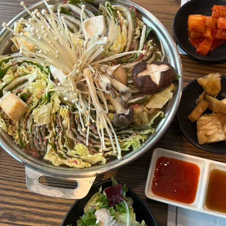  구의 샤브샤브 수작나베 밀푀유나베 삼성쉐르빌 맛집