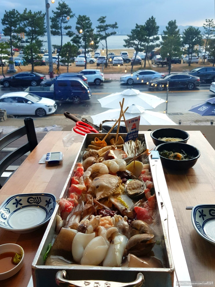  포항 영일대 해물탕 맛집, 영일대 50cm 차돌해물전골 맛집, 영일대면옥