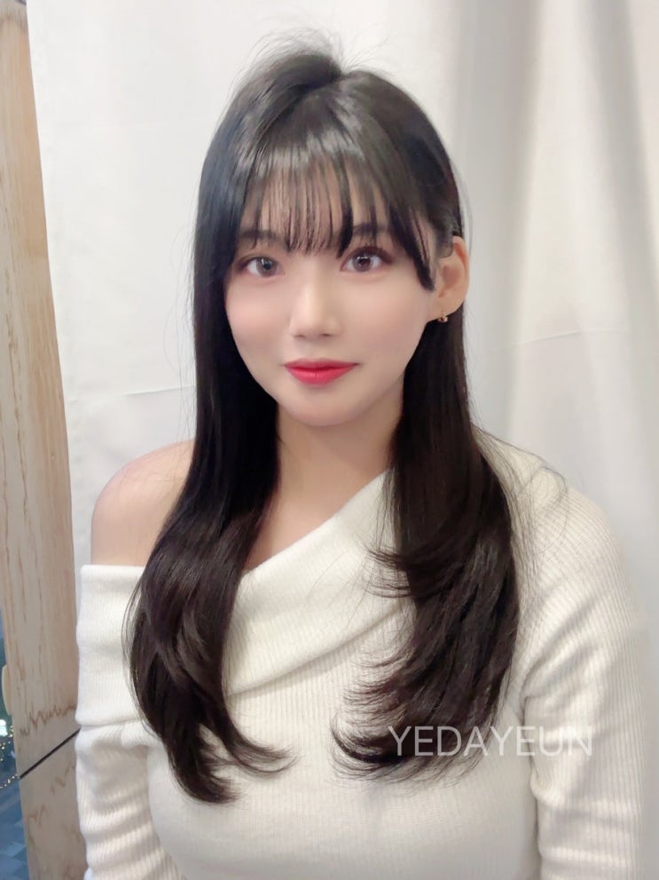  울산긴머리c컬펌 어디가도 예다연 제이샘이 탑이에요.
