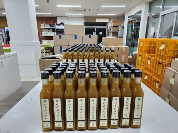  #햇샘강 #안동생강진액
