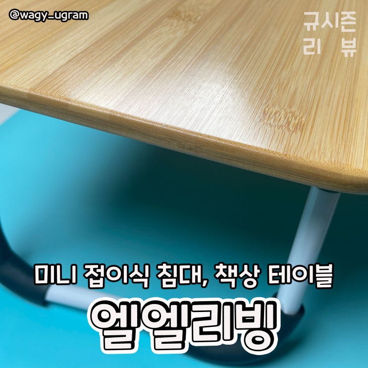  미니 접이식 침대 책상 테이블 엘엘리빙 리뷰