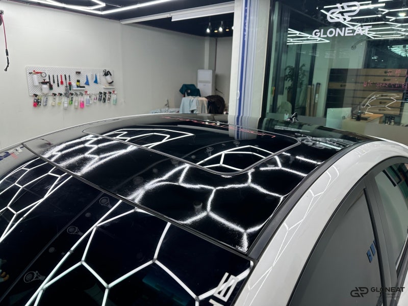 인천 서구 / 랩핑 / 인천서구 갈라진 루프스킨 제거부터 재시공까지 한 번에 시공 받은 후기 / 현대 / 아반떼