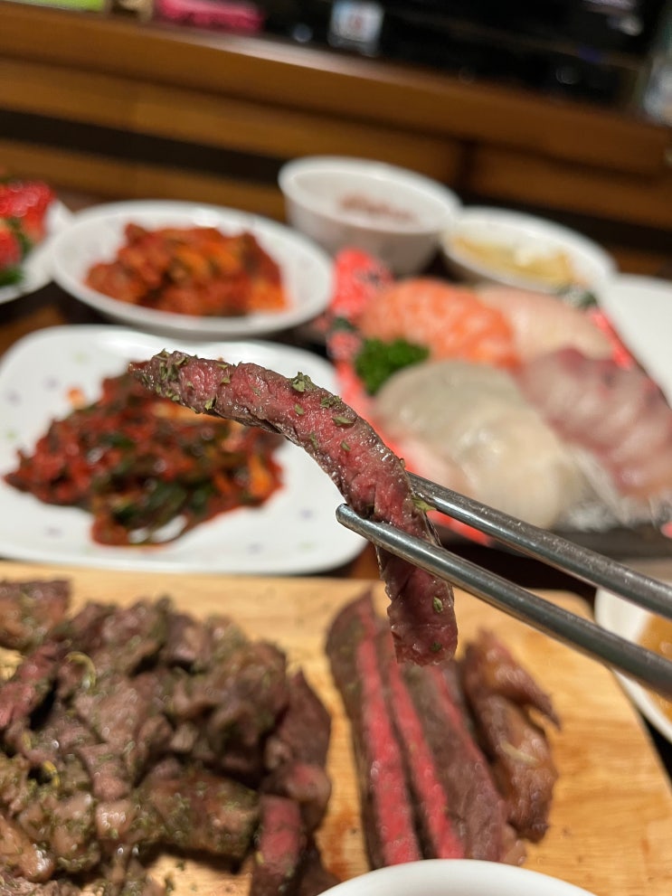  구이용 꽃등심으로 스테이크 만들어보기!
